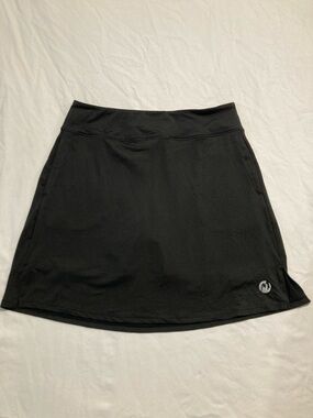 Moteepi Women's Black Active Skort - Performance Skirt (057)